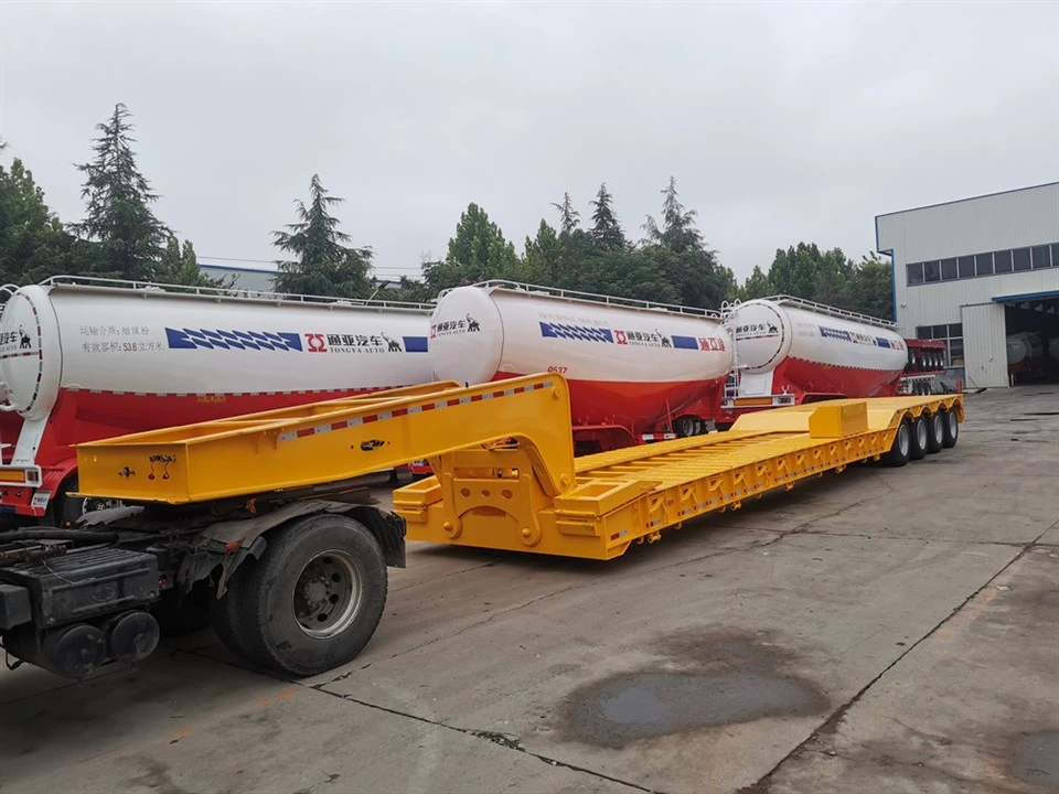 Хидравлично полуремарке Gooseneck Lowbed