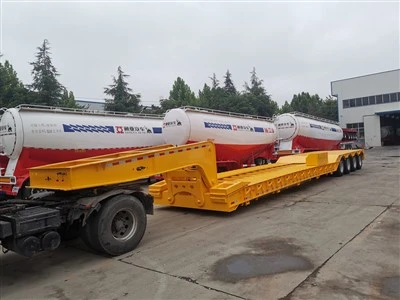 Хидравлично полуремарке Gooseneck Lowbed