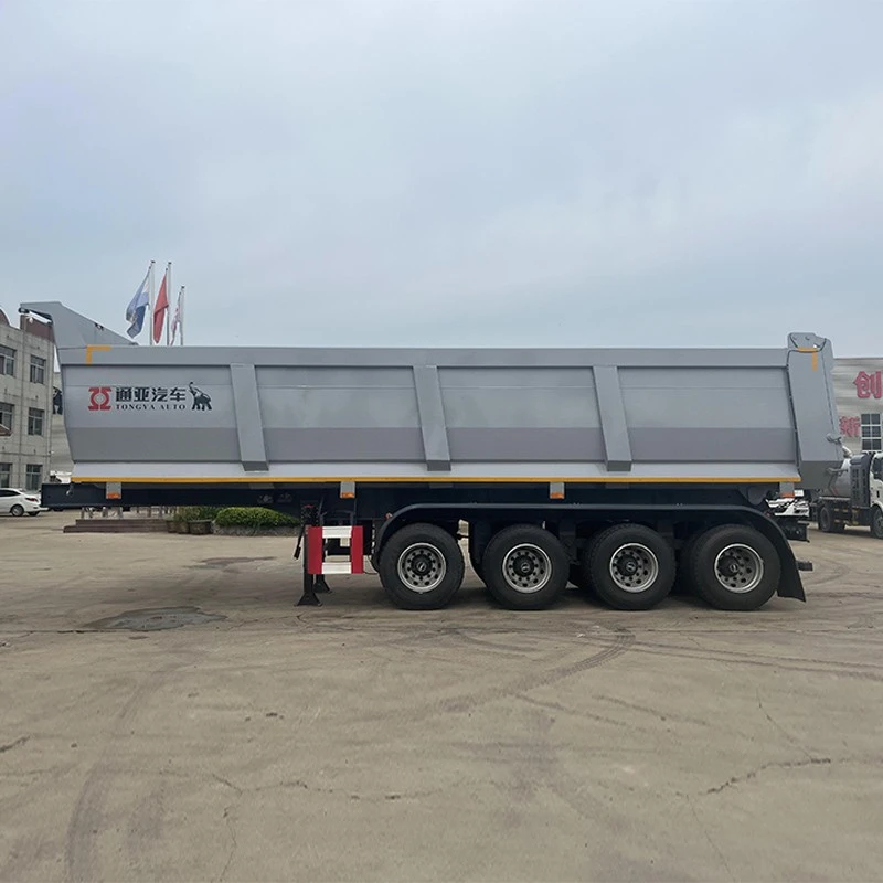 60T полу ремарке със задно сметище със сертифициране на OTTC